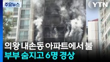 의왕 내손동 아파트에서 불...부부 숨지고 6명 경상 / YTN