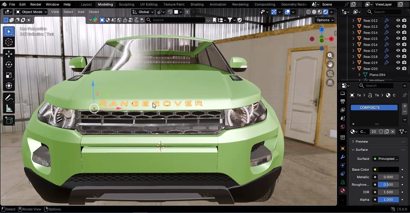 P14 TEXT LOGO RANGE ROVER
