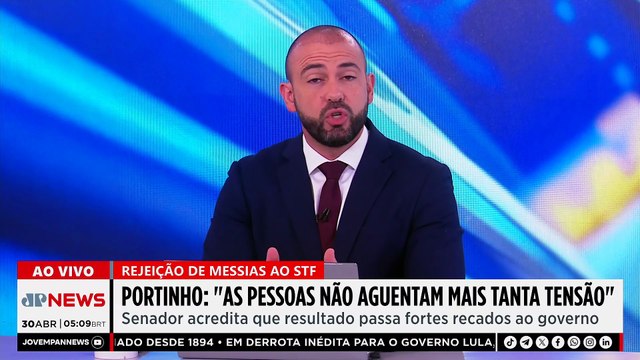Portinho e Girão comemoram rejeição de Jorge Messias ao STF