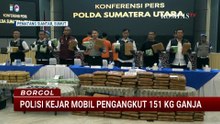 Polisi Kejar Mobil Pengangkut 151 Kg Ganja di Pematang Siantar, Lepas Tembakan ke Udara | BORGOL