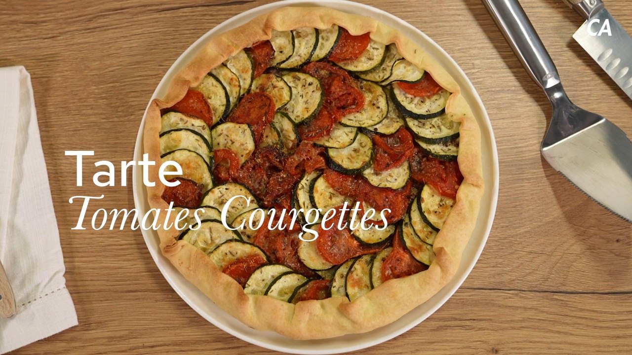 tarte tomates courgettes