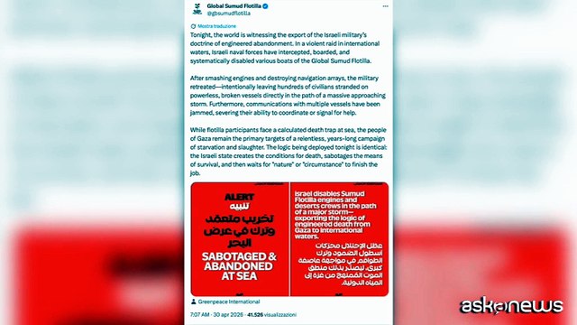 Flotilla, Israele intercetta decine di navi e arresta attivisti