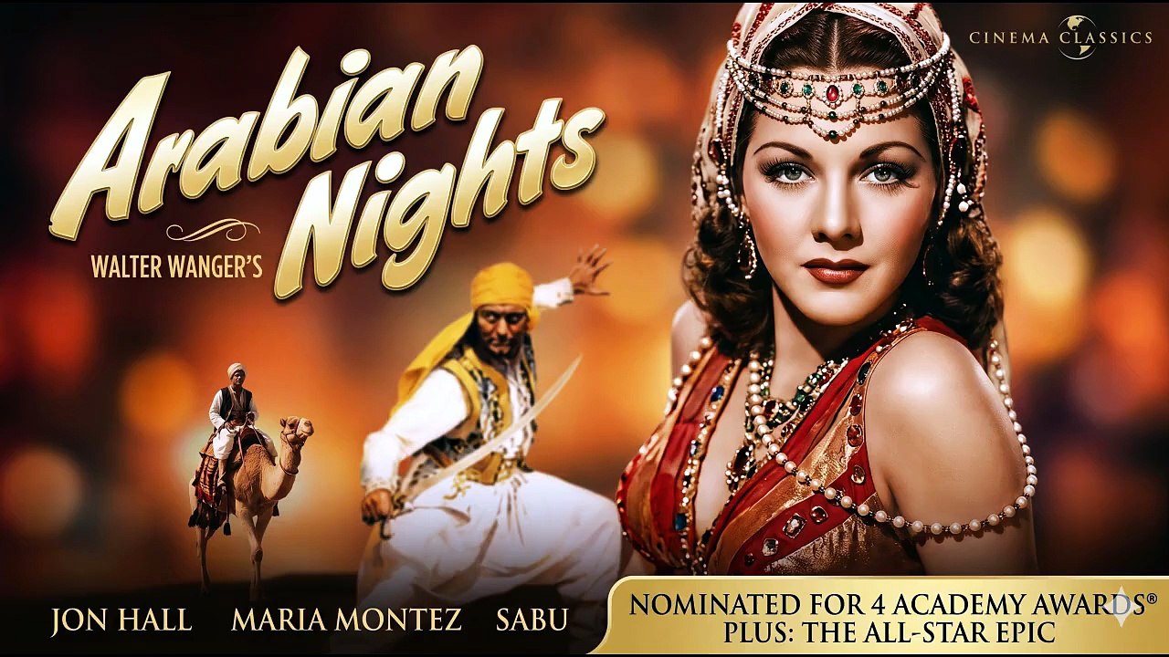 FREE Action Movie: Arabian Nights (1942) | Classic Hollywood Legend