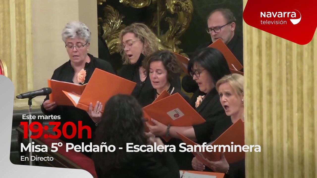 Este martes 5 de mayo a las 19:30 horas, Misa del 5º Peldaños de la Escalera Sanferminera
