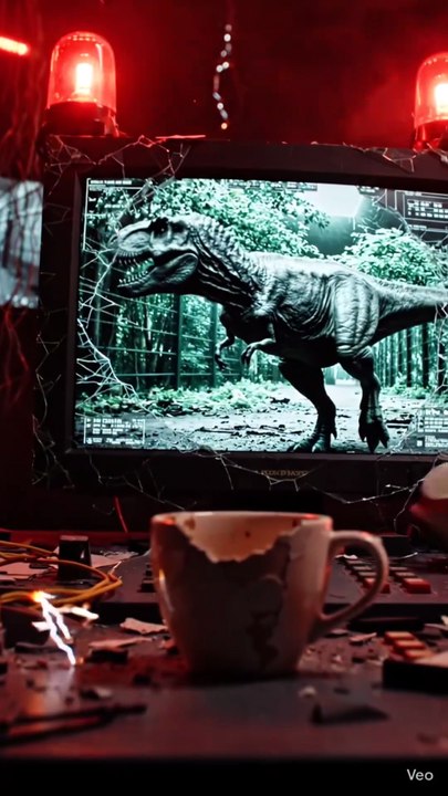 dinosaur attack