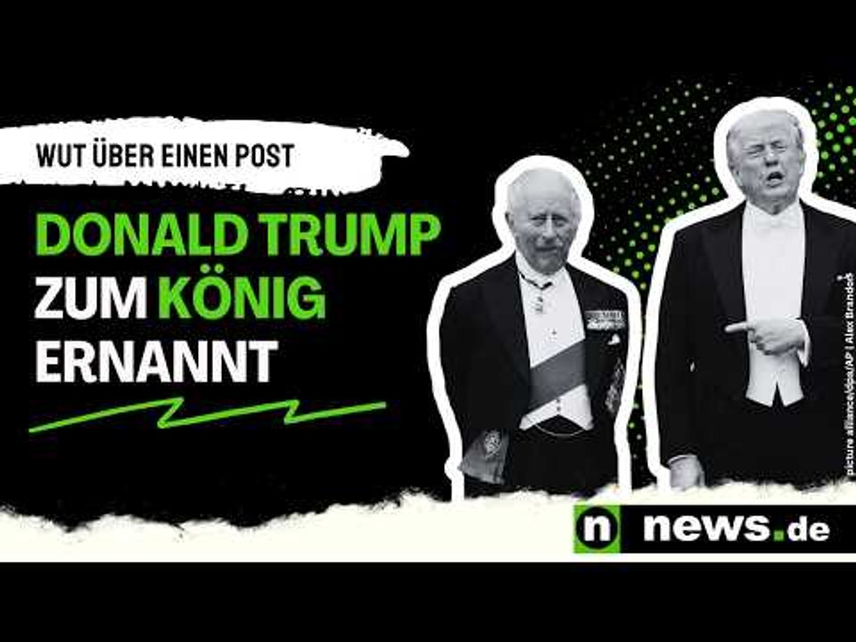 Trump zum König ernannt - Wut über einen Post des Weißen Hauses