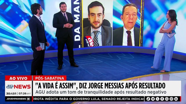 Rejeição de Messias ao STF indica derrota do governo? Trindade, Mehero e Mano comentam