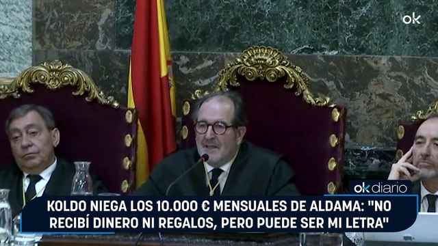 Koldo niega los 10.000 € mensuales de Aldama: No recibí dinero ni regalos, pero puede ser mi letra