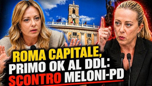 Roma Capitale, primo ok al ddl scontro Meloni-Pd