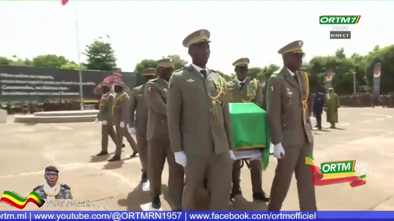Arrivée de la dépouille du héros national Sadio Camara dans une atmosphère de recueillement