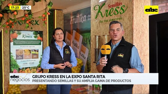 ABC Negocios: Grupo Kress en la Expo Santa Rita presentando semillas y su amplia gama de productos