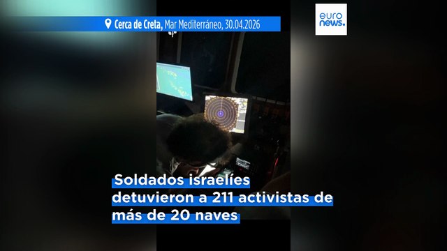 VÍDEO: La Flotilla denuncia el secuestro de sus activistas por Israel a más de 1.000 km de Gaza