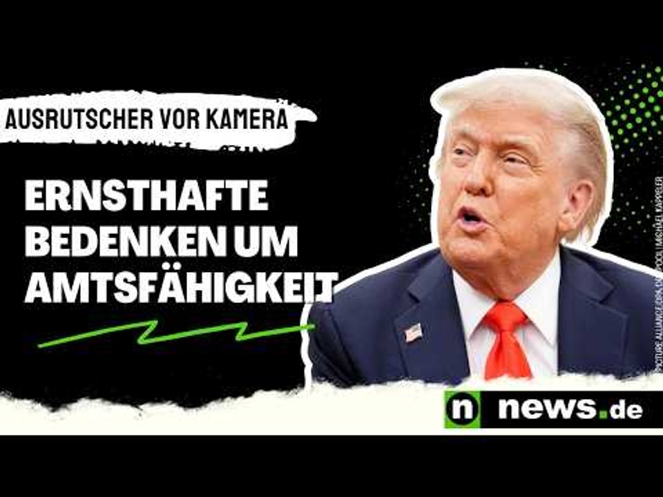 Donald Trump: Ausrutscher vor laufender Kamera - ernsthafte Bedenken um Amtsfähigkeit