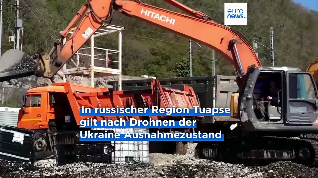 'Schwarzer Regen' in Tuapse: Wie der Ukraine-Krieg Russland trifft