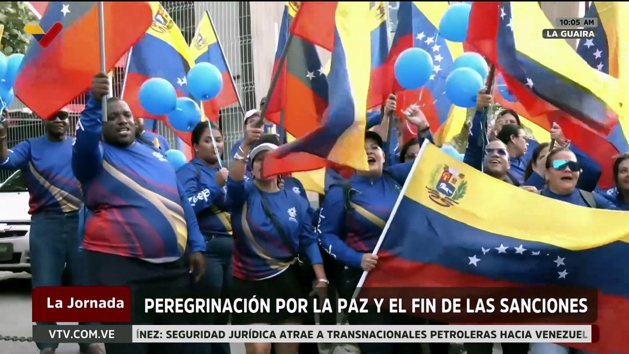 La Guaira | Miles de voces se unieron para clamar por el fin de las sanciones y la unidad nacional