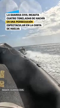La Guardia Civil incauta cuatro toneladas de hachís en Huelva tras una espectacular persecución