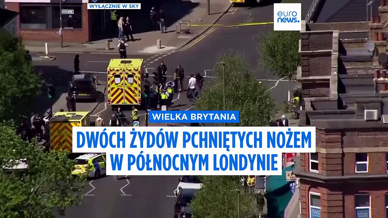 Grupy żydowskie twierdzą, że dwie osoby zostały pchnięte nożem w Golders Green w Londynie