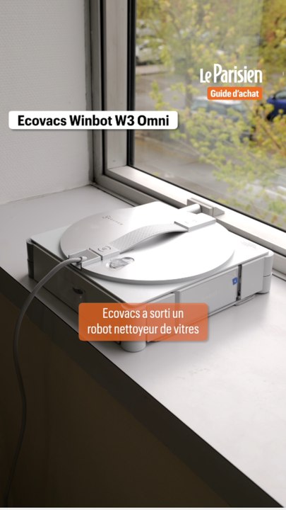 Robot nettoyeur de vitre : Ecovacs WINBOT W3 OMNI