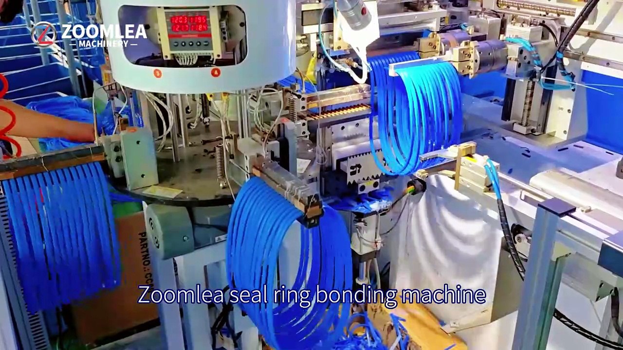 When the O ring bonding machine produces 4000 pieces, press the fast forward button for your production capacity