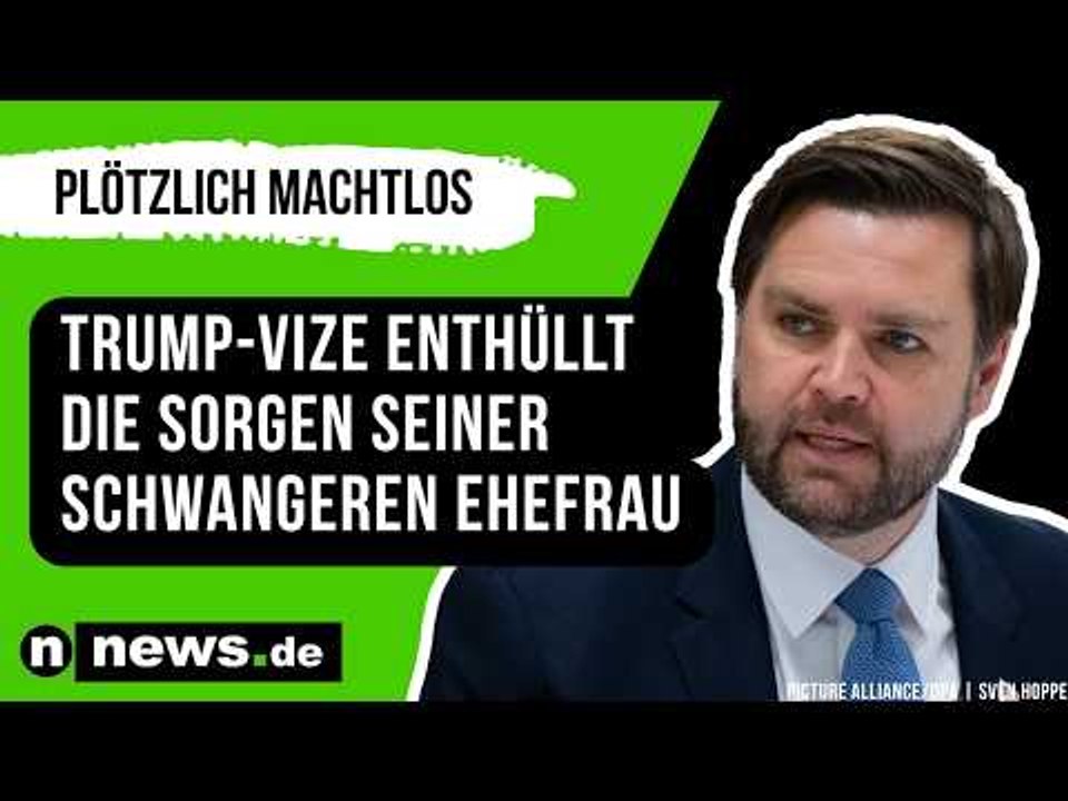 JD Vance: Plötzlich machtlos - Trump-Vize enthüllt die Sorgen seiner schwangeren Ehefrau