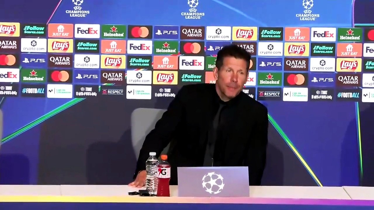 Simeone: "Tenemos por delante un desafío extraordinario"
