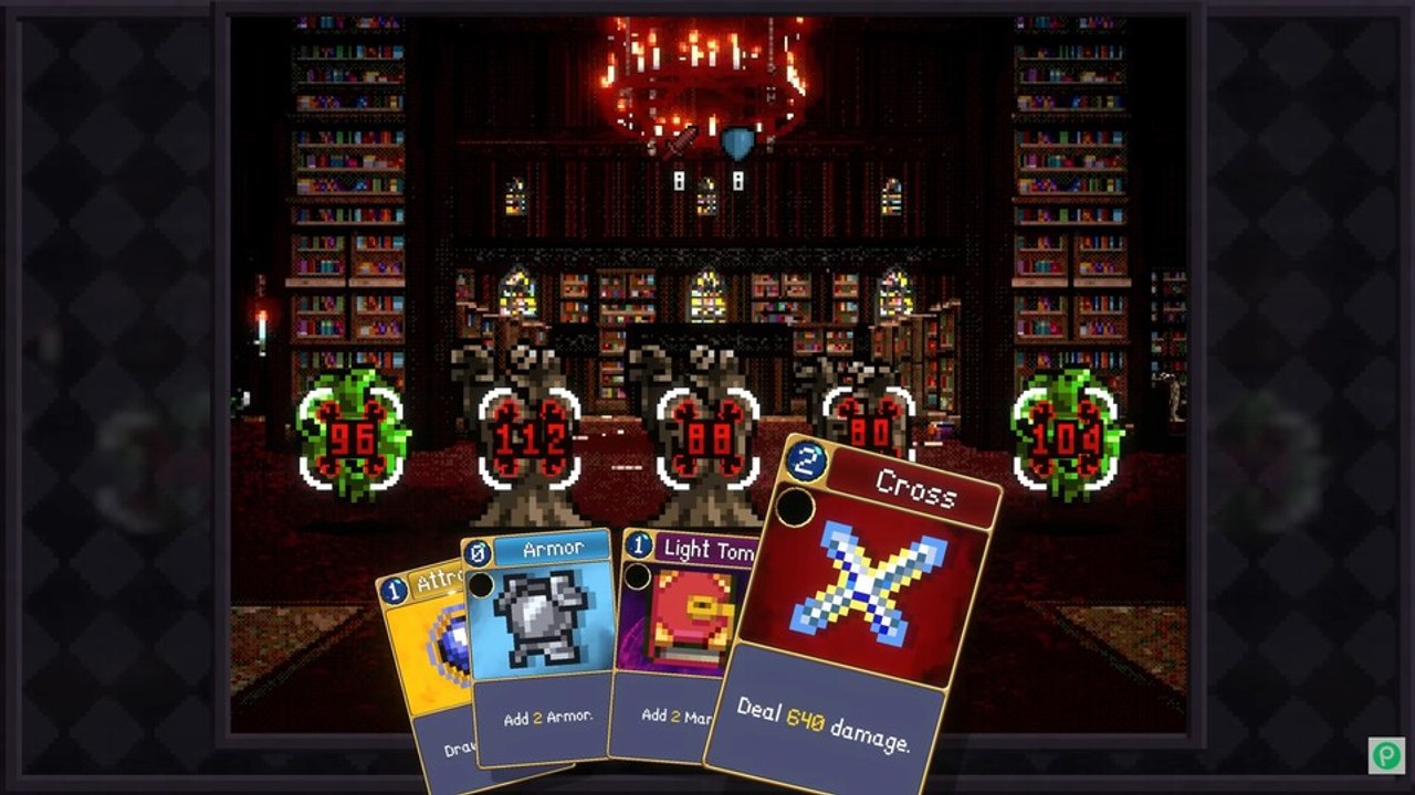 Vampire Crawlers ist wie Vampire Survivors, aber diesmal als digitales Kartenspiel
