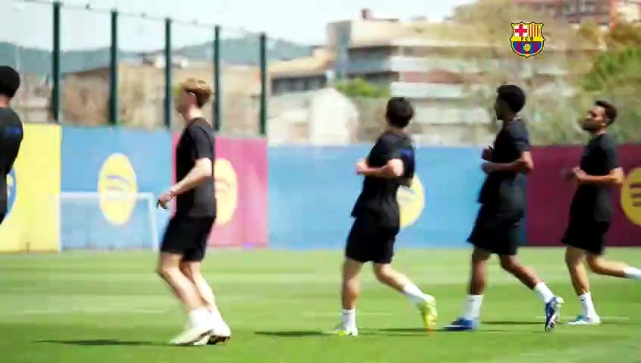 Nueva sesión de entrenamiento del Barça
