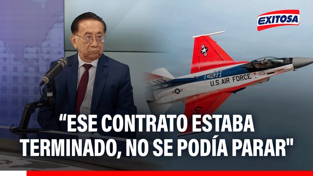 José Balcázar sobre compra de aviones F-16: Ese contrato estaba terminado, no se podía parar