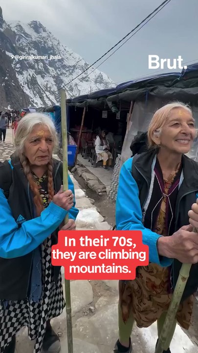 They are trekking at the age of 70