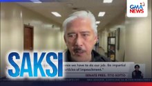 SP Sotto: Impeachment Court, agad iko-convene oras na matanggap ang Articles of Impeachment mula sa Kamara | Saksi