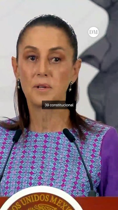 "No vamos a permitir que ningún gobierno extranjero venga a decidir el futuro de México": Sheinbaum