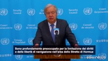 Guterres su Hormuz: profondamente preoccupato per l'economia globale
