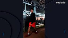 Jaime Alcaraz debuta a lo grande en el Mutua Madrid Open: victoria, visita de Carlos y golpes ganadores