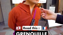 Des japonais essayent de prononcer le mot "Grenouille" 🐸 😂#japon #microtrottoir