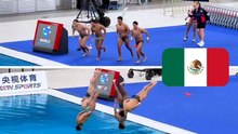 Osmar Olvera, Juan Celaya, Randal Willars y Kevin Berlín terminan entrenamiento del World Aquatics en Beijing, China