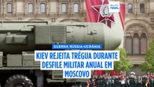 Kiev rejeita "trégua do Dia da Vitória" de Moscovo e pede um cessar-fogo a longo prazo