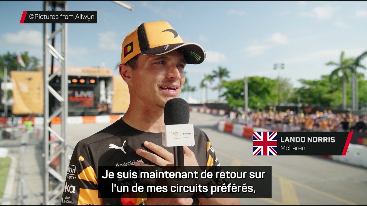 McLaren - Norris : “Toujours un sentiment formidable de voir les gens qui me soutiennent”