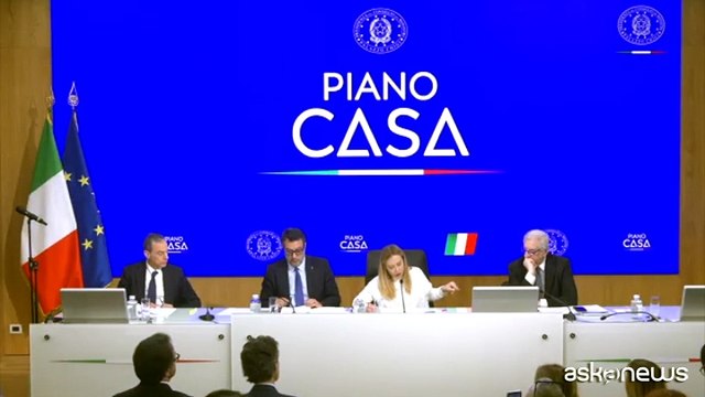 Casa, Meloni: oltre 100mila nuovi alloggi tra popolari e prezzi calmierati