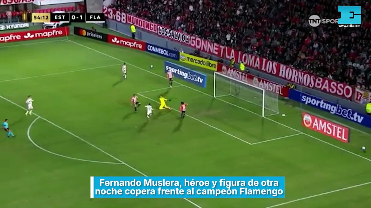 Fernando Muslera, héroe y figura de otra noche copera frente al campeón Flamengo