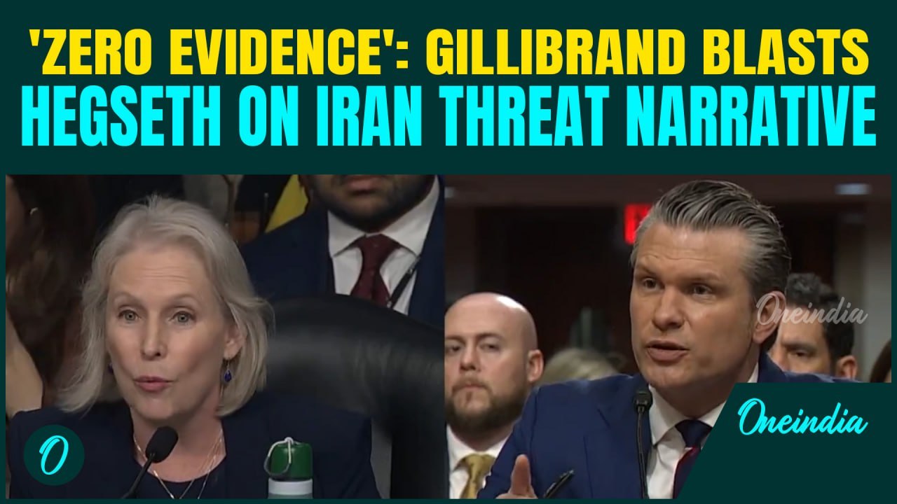 ‘Zero Evidence’: Senator Gillibrand EXPLODES At Pete Hegseth Over Iran Threat Claims to The U.S.