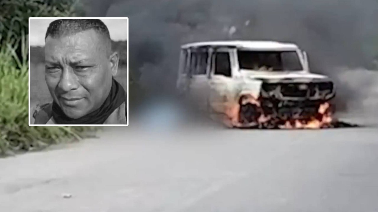 Detalles del cruel asesinato de un trabajador de un ingenio en Corinto, Cauca: el vehículo lo incineraron