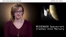 OTD in Space – April 30: MESSENGER Spacecraft Crashes into Mercury