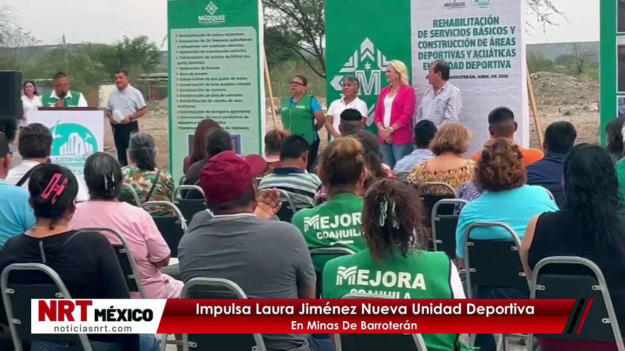 Impulsa Laura Jiménez Nueva Unidad Deportiva En Minas De Barroterán