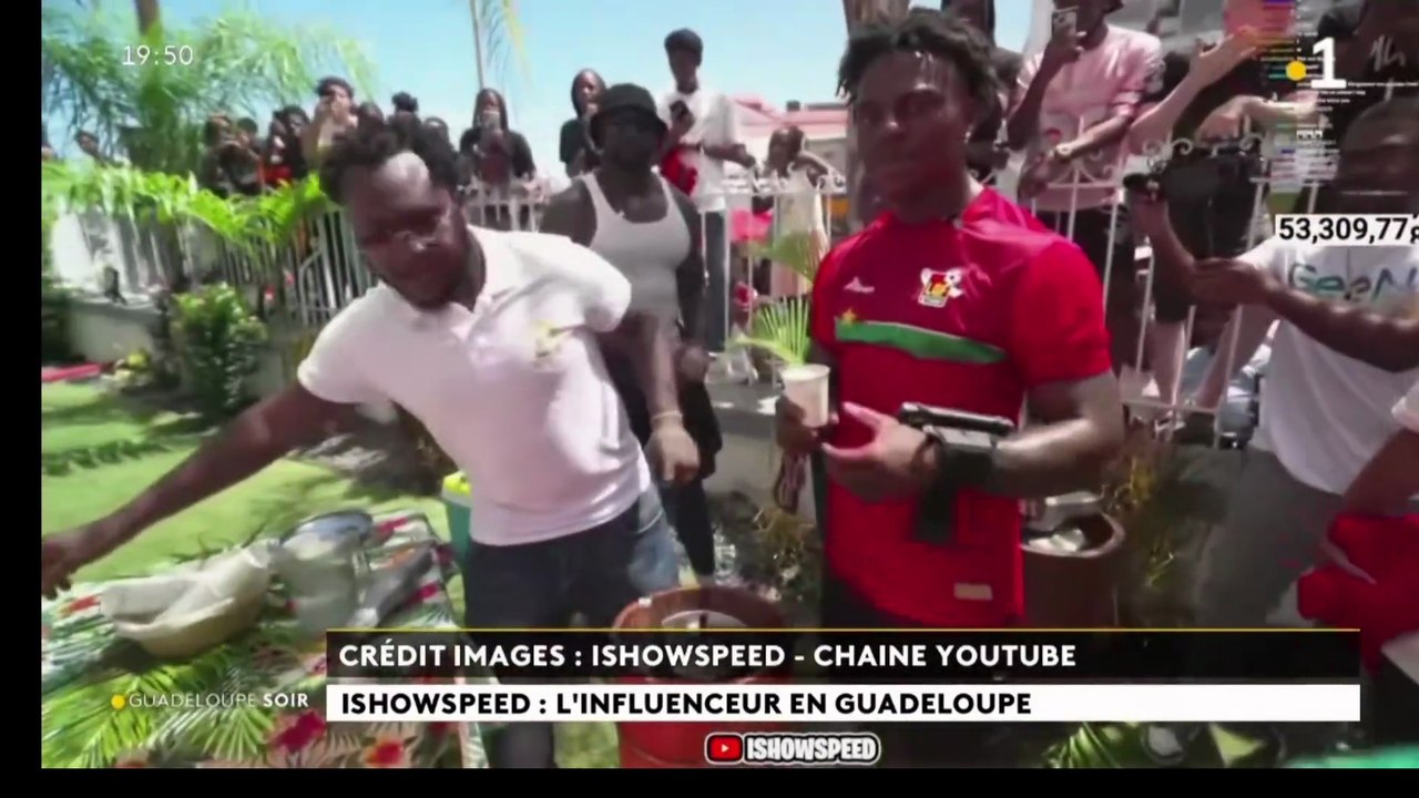 Fantastique ISHOWSPEED, WELCOME BIENVENUE TO GUADELOUPE
