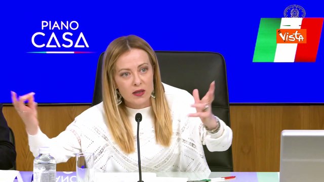Meloni: 10 miliardi di euro per 100mila alloggi tra case popolari e prezzi calmierati