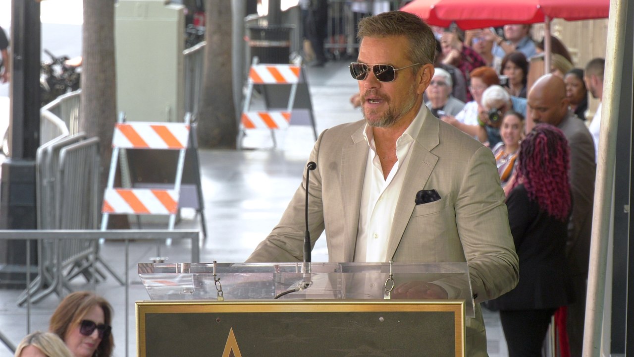 Matt Damon's speech at Emily Blunt and Stanley Tucci's Hollywood Walk of Fame star ceremony
