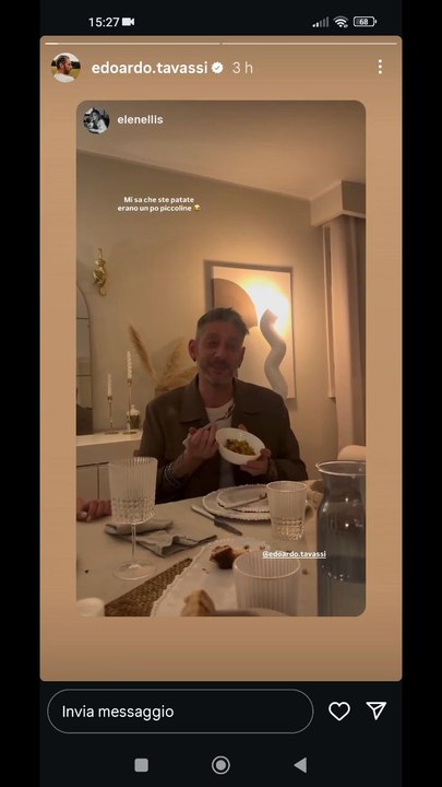 Edoardo tavassi story una cena particolare