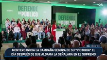 Montero inicia la campaña segura de su "victoria" el día después de que Aldama la señalara en el Supremo