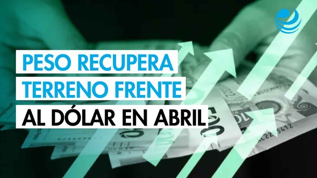 Peso mexicano recupera terreno frente al dólar en abril tras alto el fuego en Oriente Medio