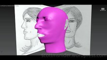 Ponikarovsky: 3DS MAX Practice Polygon Modeling Head Model Video #71 (04-30-2026)